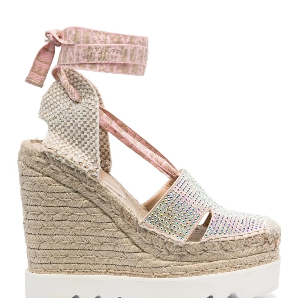 Stylish Pink Wedge Sandals